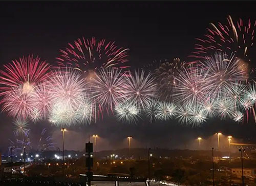 晋中焰火晚会